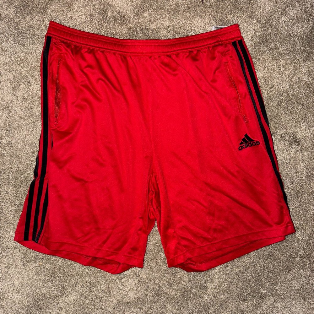 Adidas Red Shorts XXL
